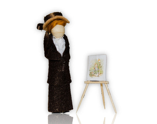 KIT Beatrix Potter Clothespin Peg Doll Christmas Ornament Kit