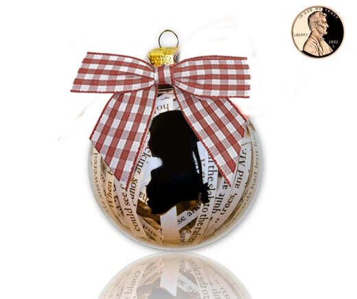 Handmade Laura Ingalls Little House on the Prairie Book Ornament 2.5" (Large)