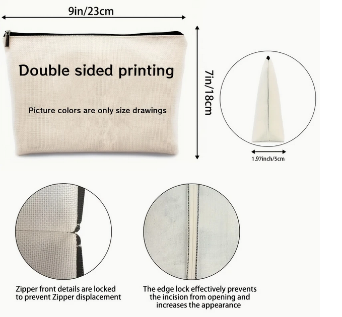 Jane Austen Zipper Pouch Bag