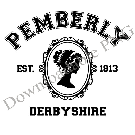 Download PNG File Pemberley Derbyshire Est. 1813 Austentation