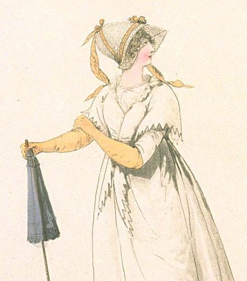 Regency & Victorian Capote Bonnet: Caroline