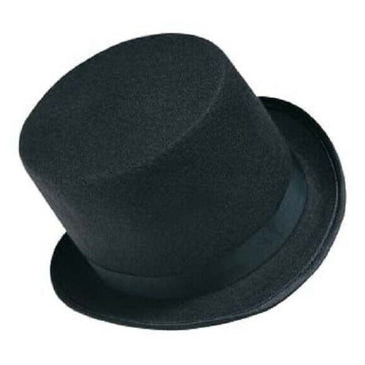 Men's Plain Top Hat: Black