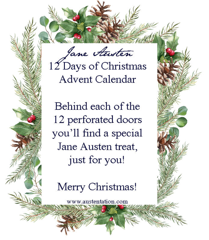 Jane Austen Advent Calendar: 12 Gifts