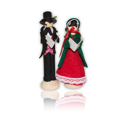 KIT Victorian Carolers Clothespin Dolls