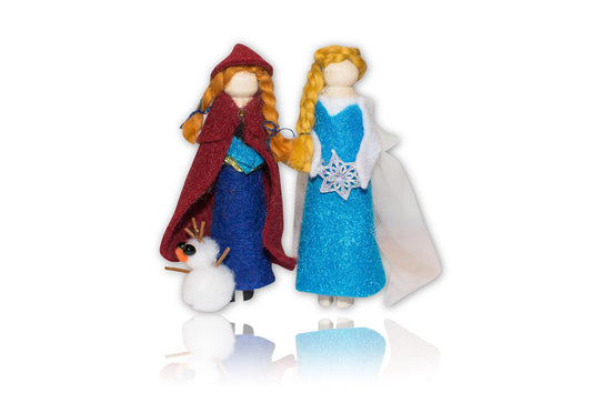 KIT Snow Queen, Frozen Princess & snowman