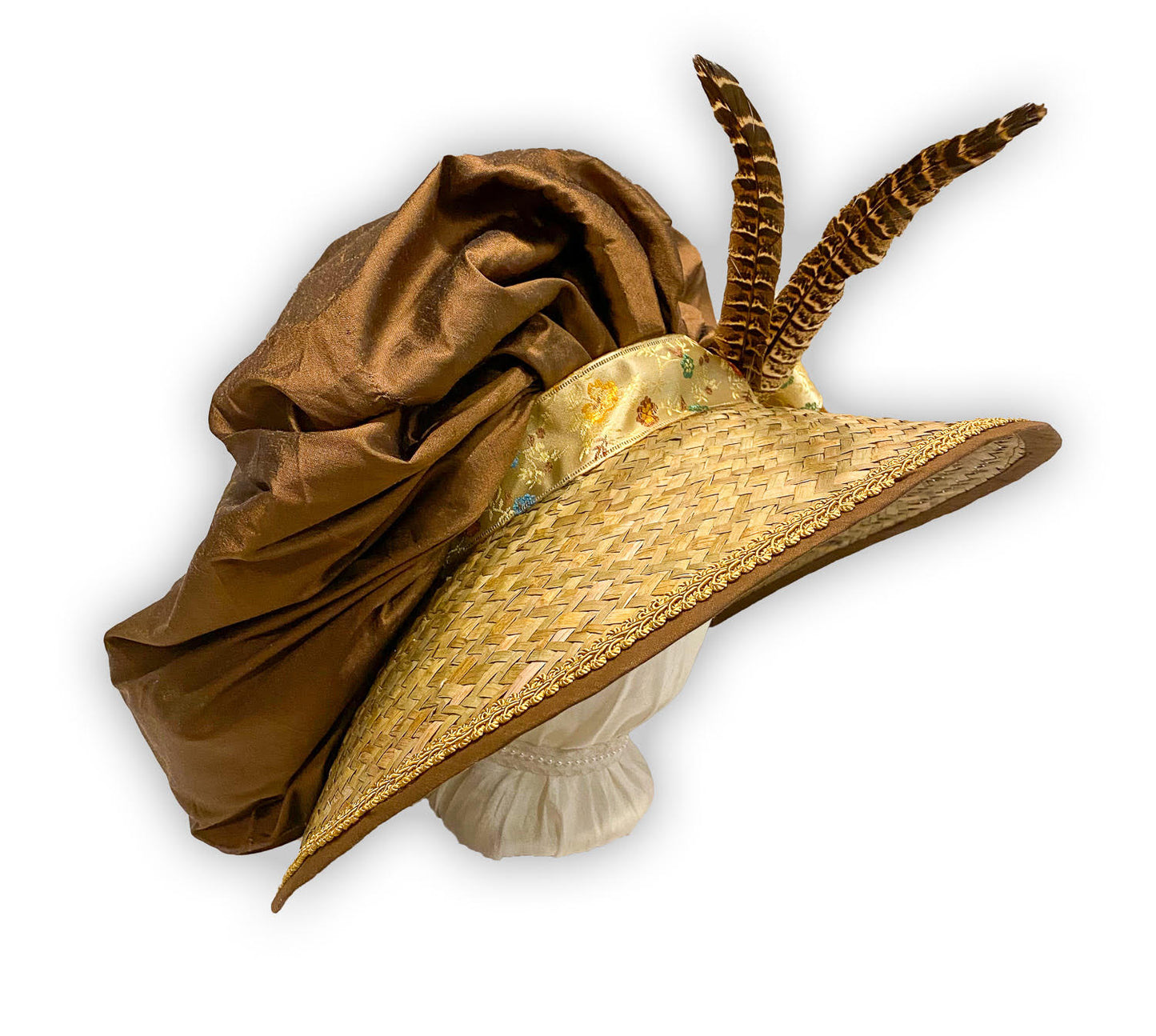 Georgian / Regency Lundari Straw Hat: Emma