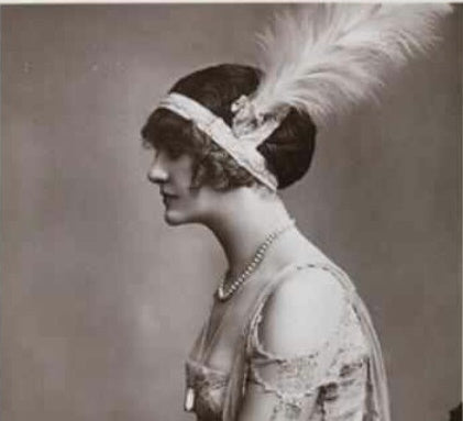 Jeweled Headband with Plumes