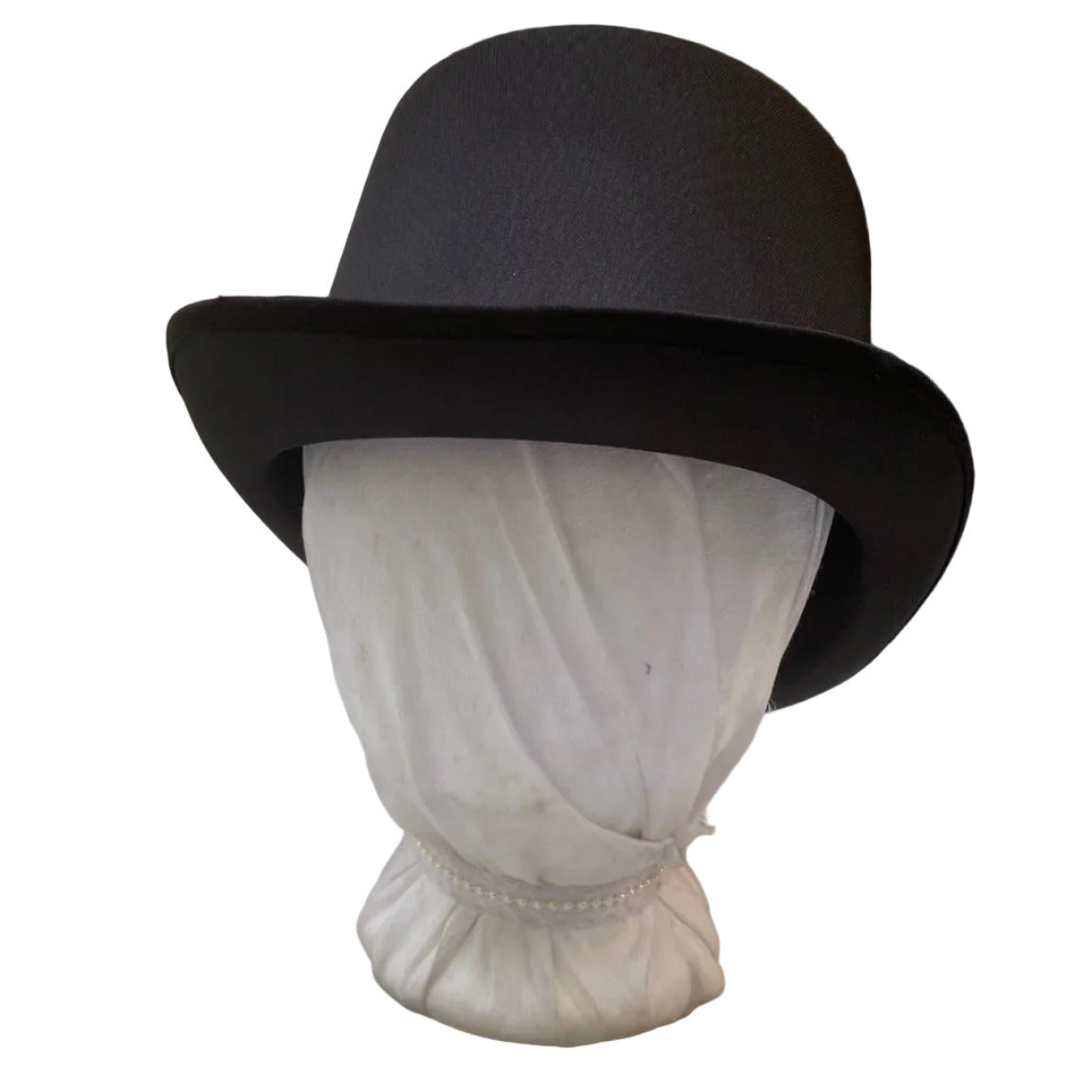 VIctorian style satin covered top hat for men or women