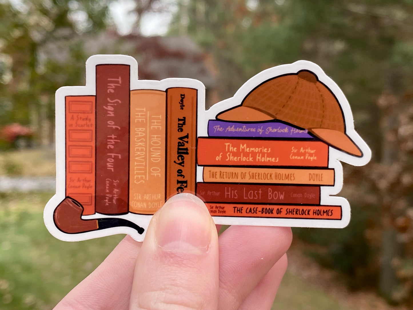 Sherlock Holmes/Arthur Conan Doyle Stickers: Set of 3