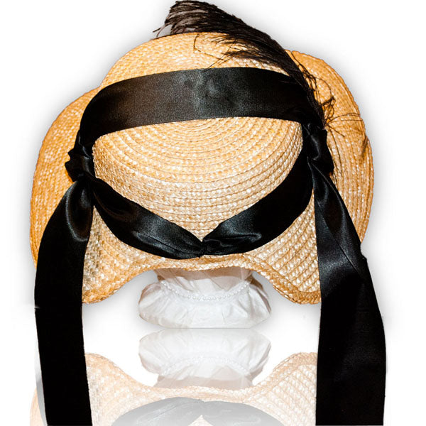 Plain Lucy: 1812 Regency Straw Bonnet