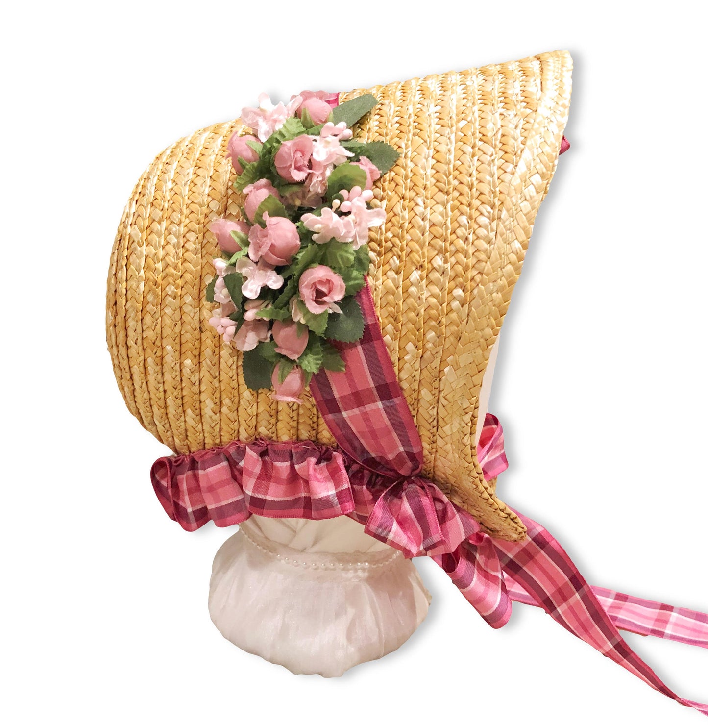 Julia: Victorian Low Crowned Spoon Bonnet