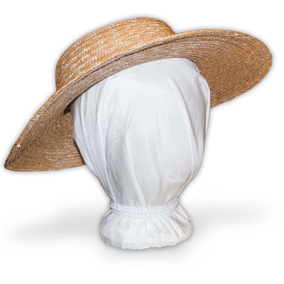 Ladies' Straw Skimmer/Boater