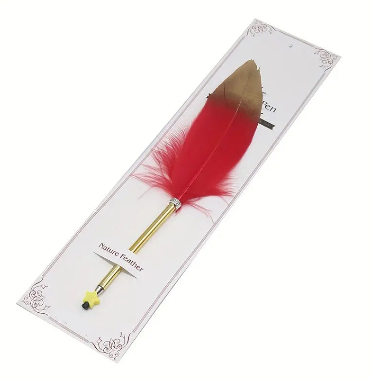 "Quill" Feather Pen: Choose your color