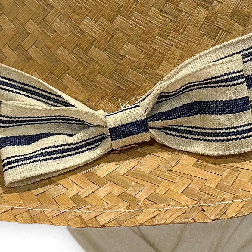 Men's Victorian / Edwardian Straw Boater Hat