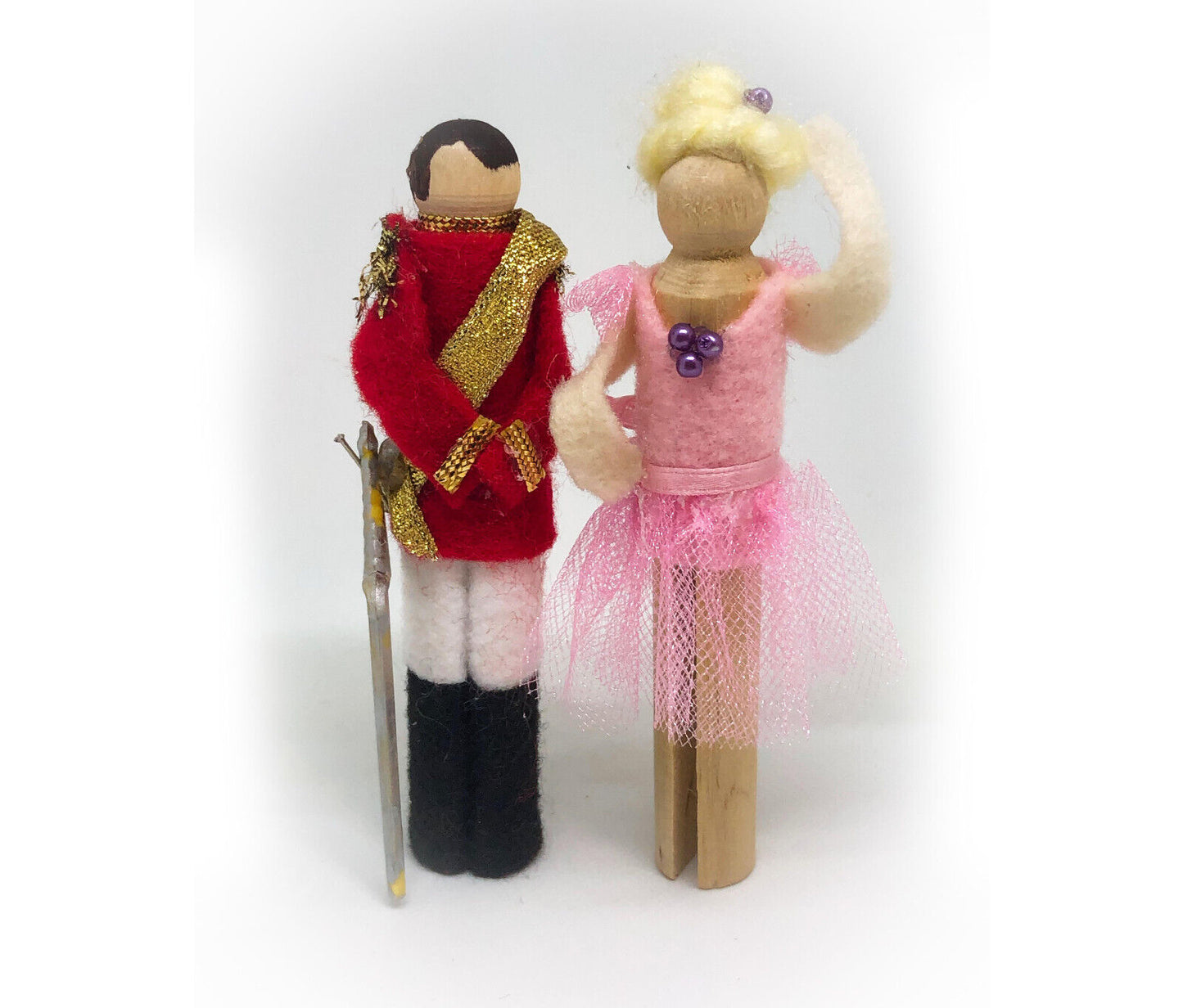 KIT Nutcracker Ballet Clothespin Cothespin Doll: Nutcracker, Sugar Plum Fairy