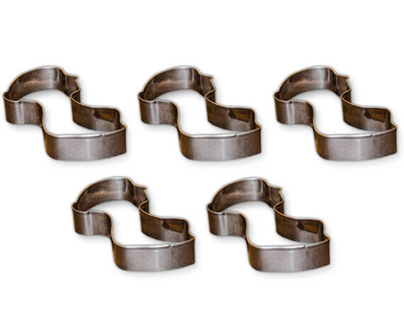 (5) Austentation Exclusive Jane Austen Silhouette Shaped Cookie Cutter Bulk Pack