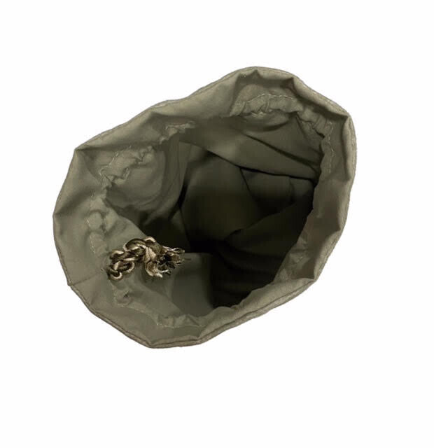 Austentation Regency/Victorian Reticule Purse: Embroidered Dusky Green