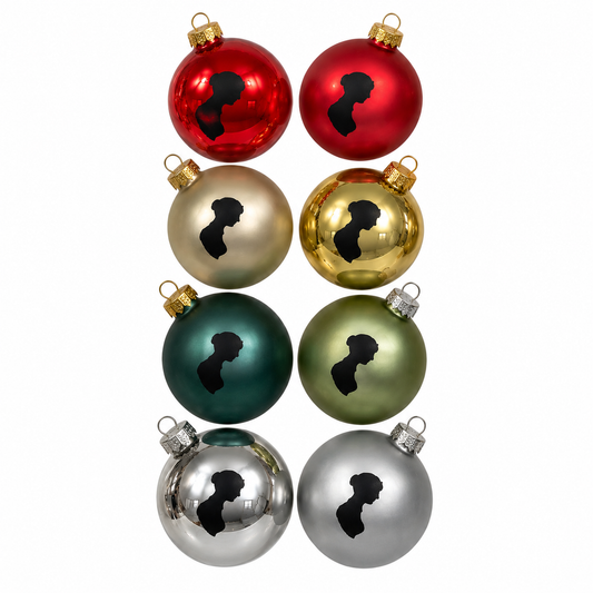 Jane Austen's Silhouette Ornament Set