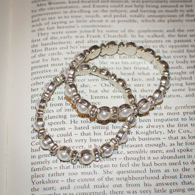 Pearl and Crystal Bracelet