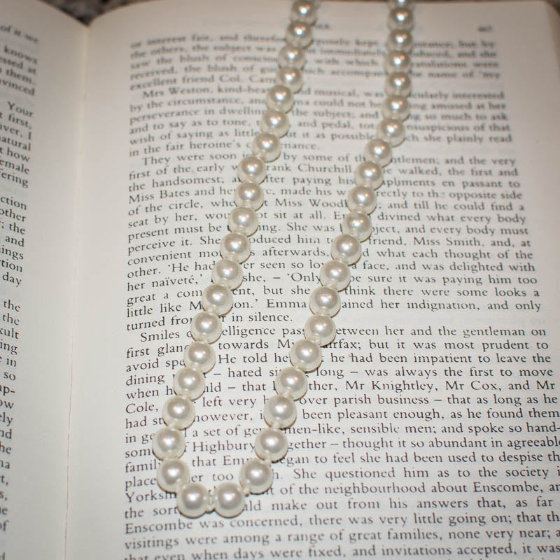 54" Long Pearl Necklace