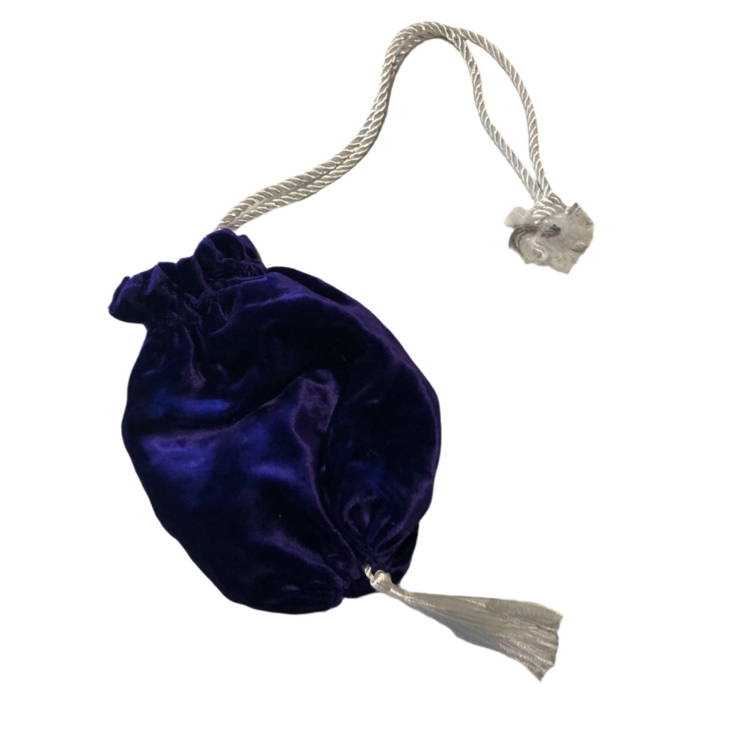 Purple Velvet Reticule Purse