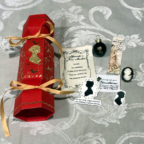 6 Prefilled Jane Austen Novel Themed Christmas Cracker