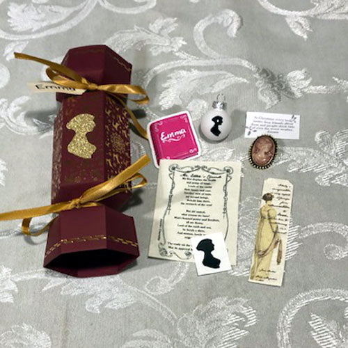 6 Prefilled Jane Austen Novel Themed Christmas Cracker