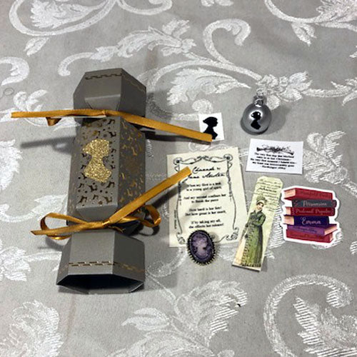 6 Prefilled Jane Austen Novel Themed Christmas Cracker