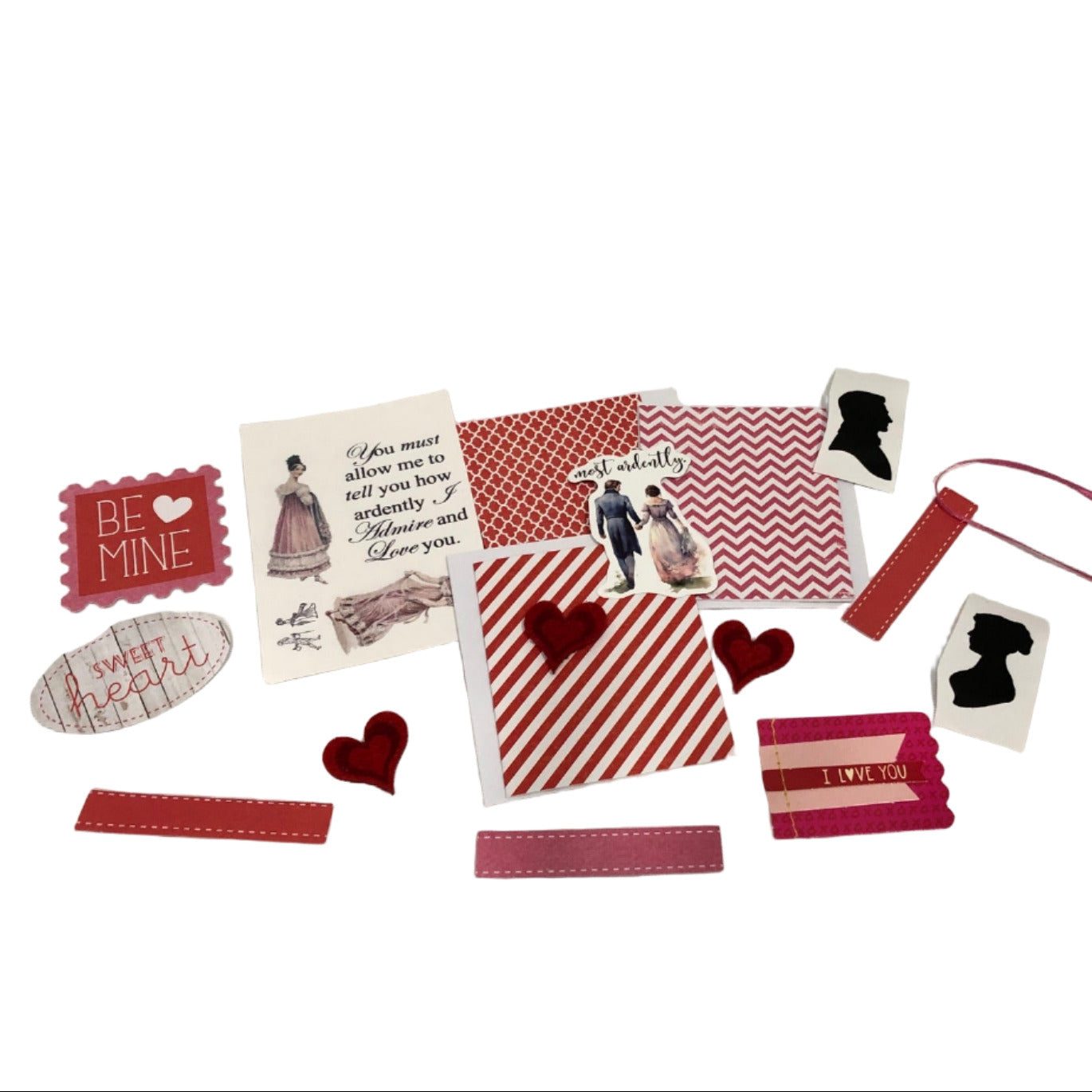 DIY Jane Austen themed Valentine Card Kit 
