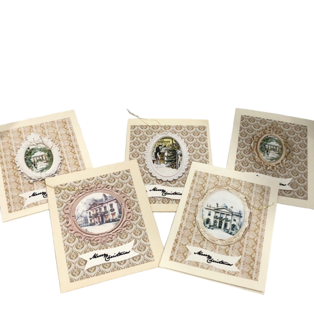 Jane Austen Holiday Christmas cards with detachable ornament