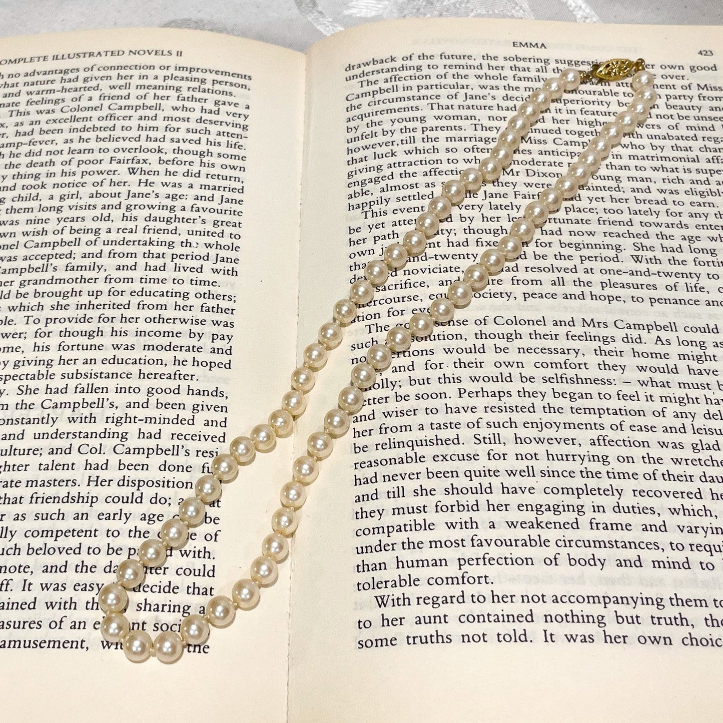 29" Long Pearl Necklace