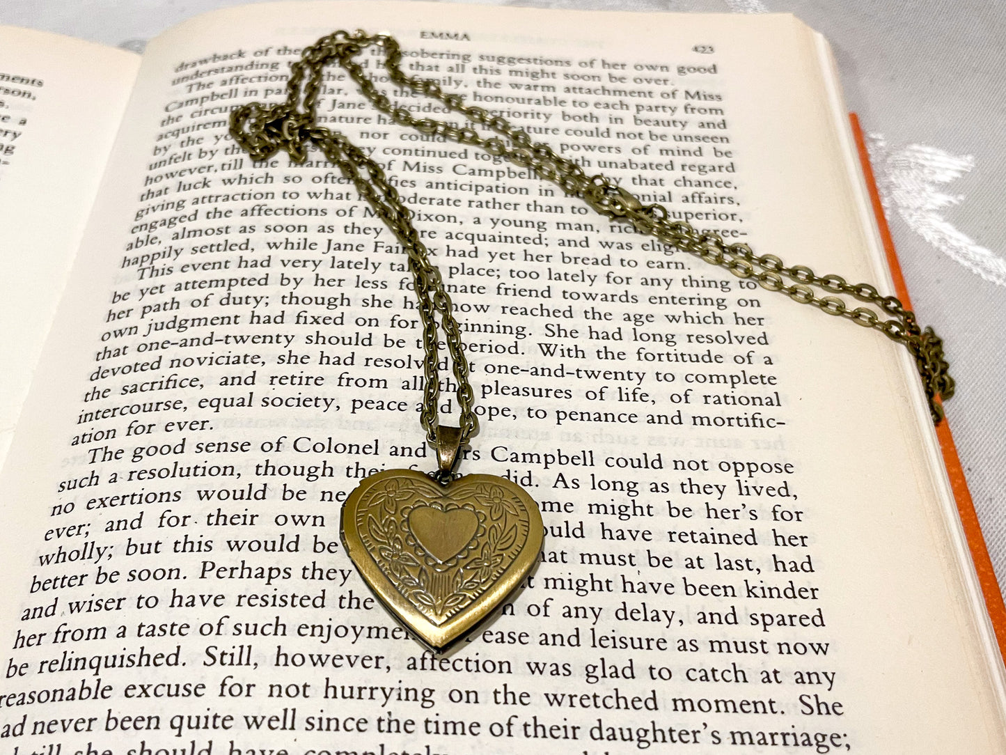 Colin Firth Mr. Darcy Heart Locket