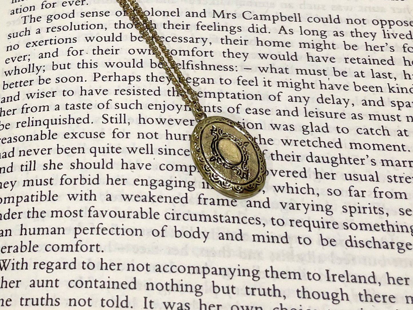 Bronze Oval Locket