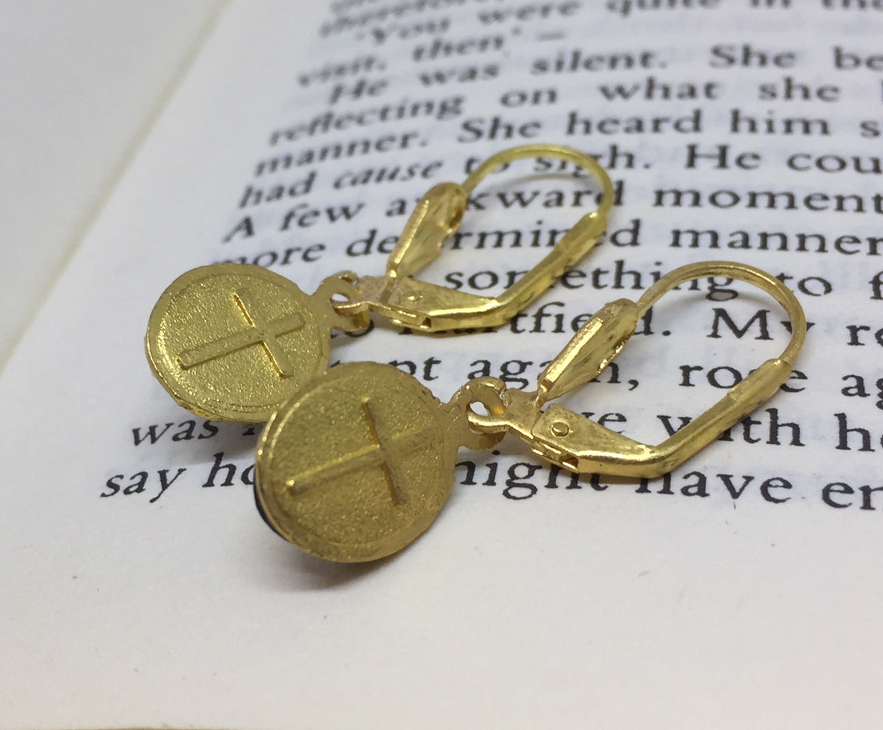 Cameo Earrings: Gold or Silver