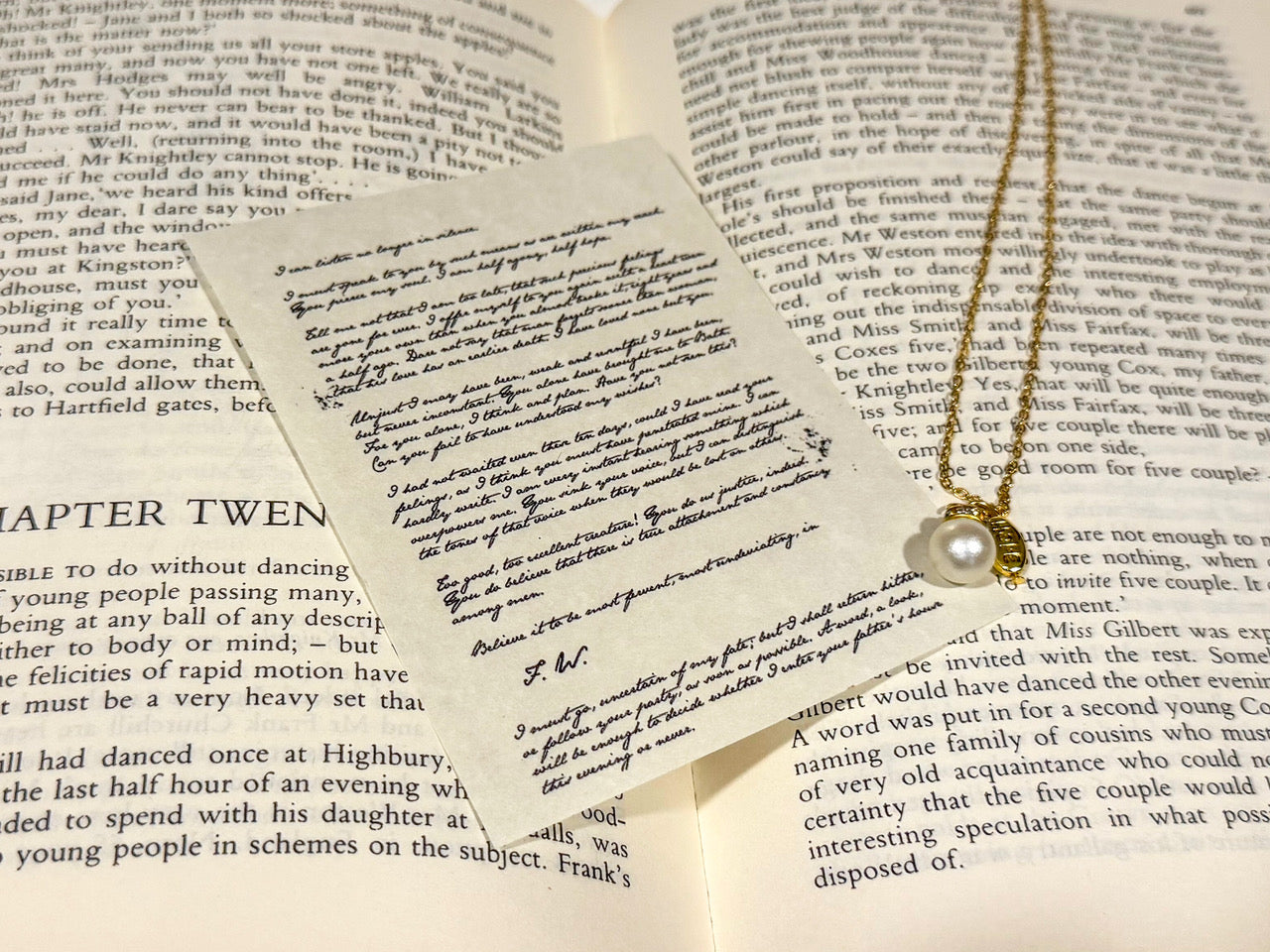 The Persuasion Necklace, "Half Hope"
