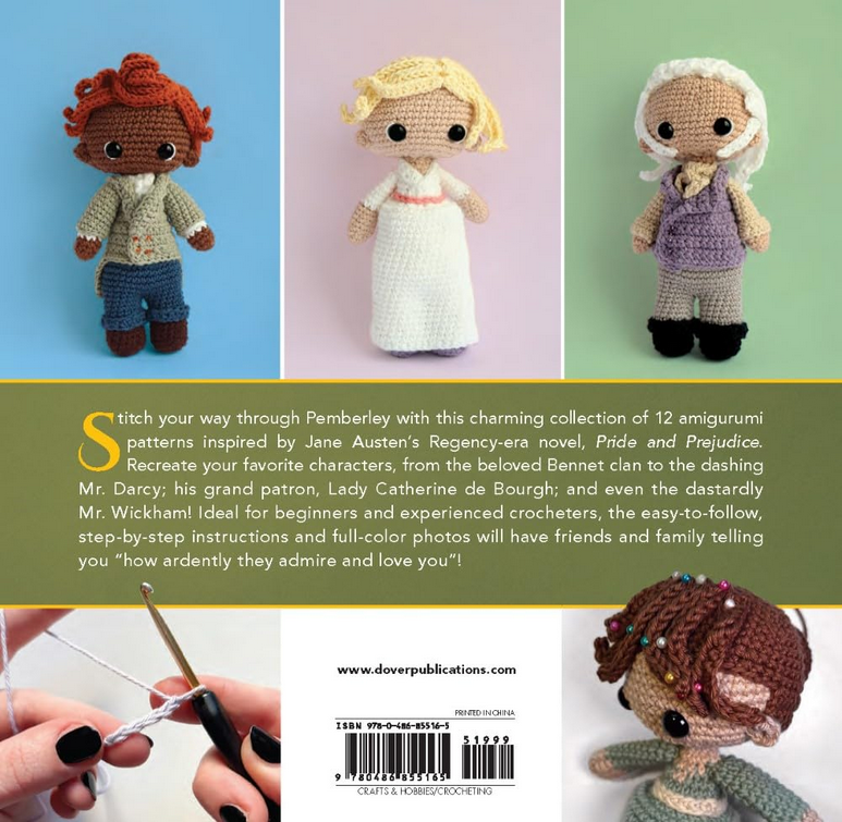Jane Austen Amigurumi  (Pattern Book)