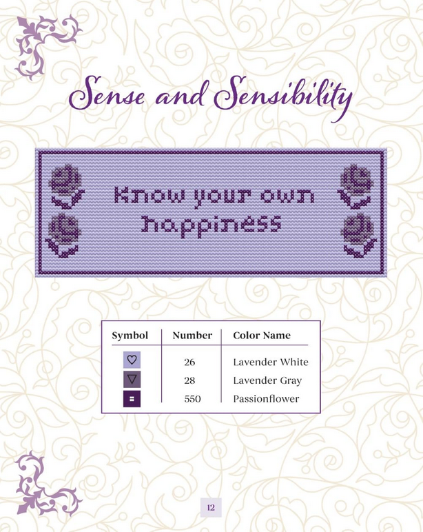 Pride and Preju-stitch (Cross Stitch Pattern Book)