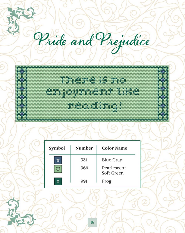 Pride and Preju-stitch (Cross Stitch Pattern Book)