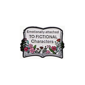 Quote Pin: Emotionally Attached to Fictional Characters