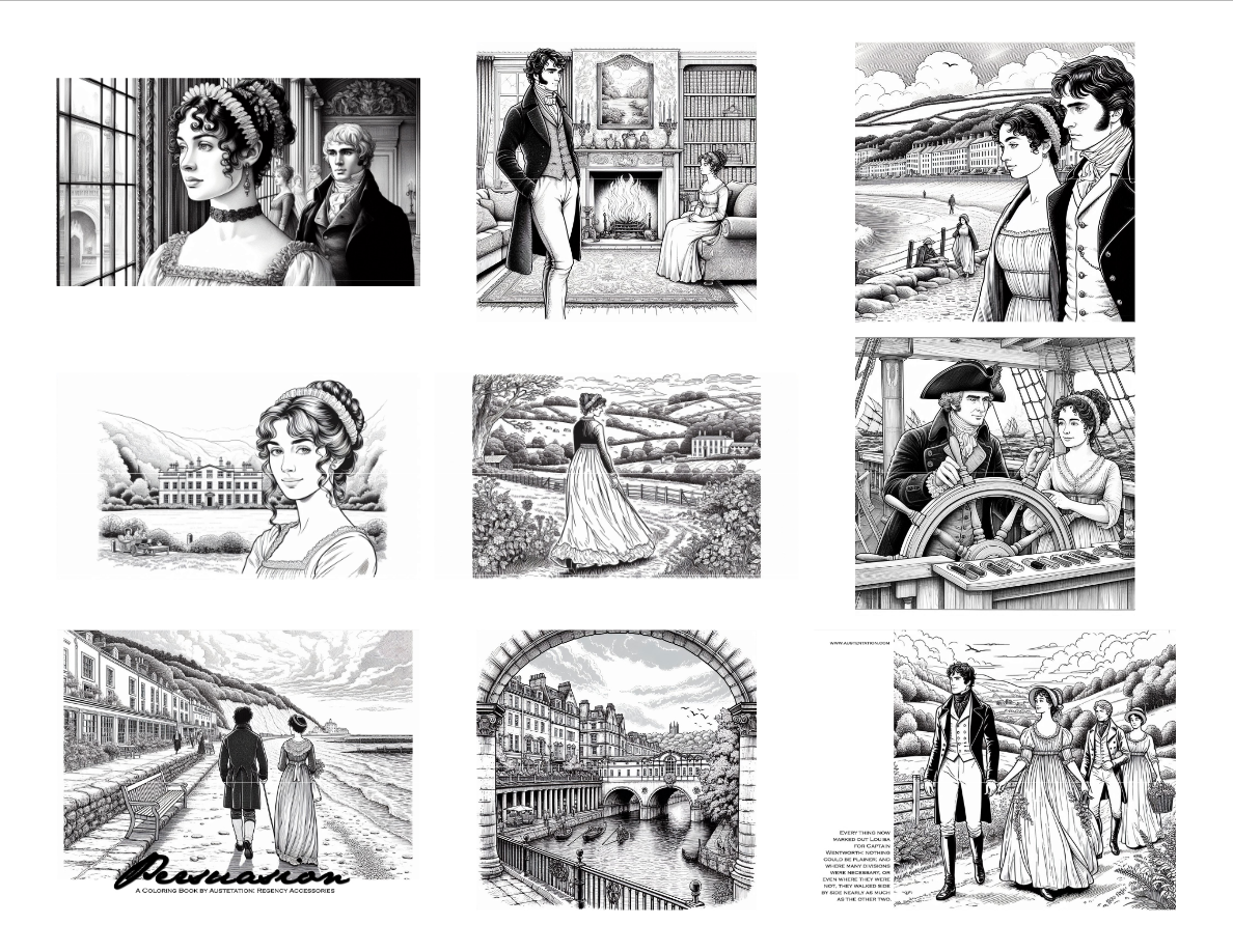Free Downloadable Coloring Book: Persuasion