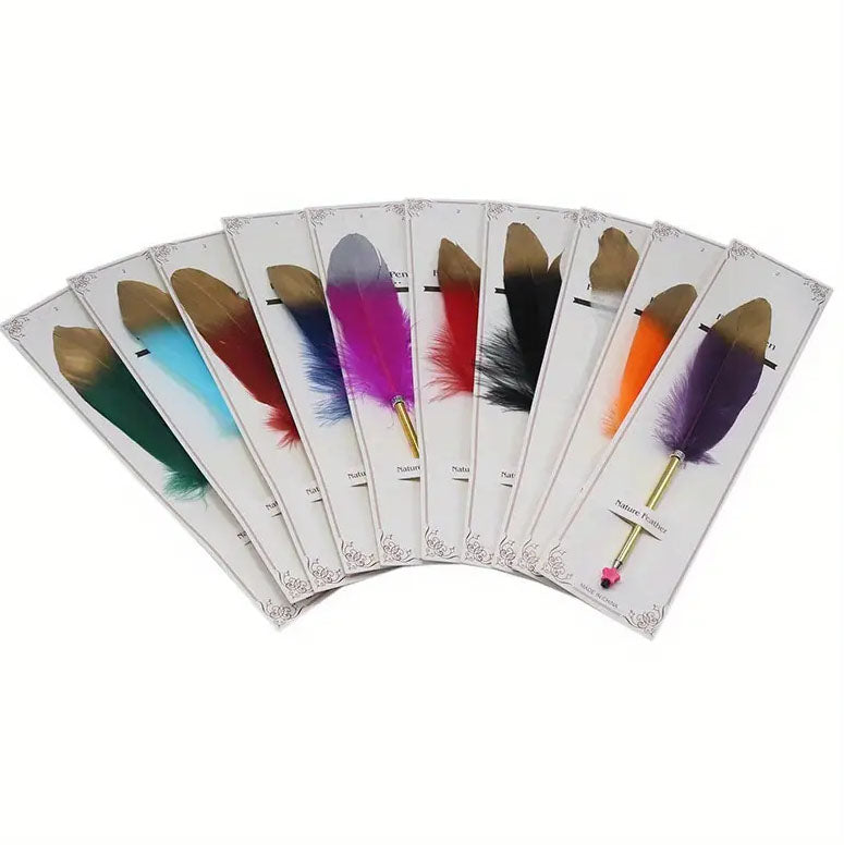 "Quill" Feather Pen: Choose your color