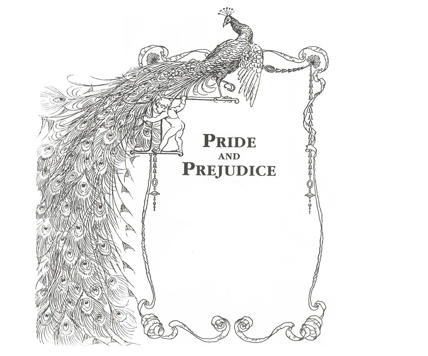 Pride and Prejudice Peacock Brooch