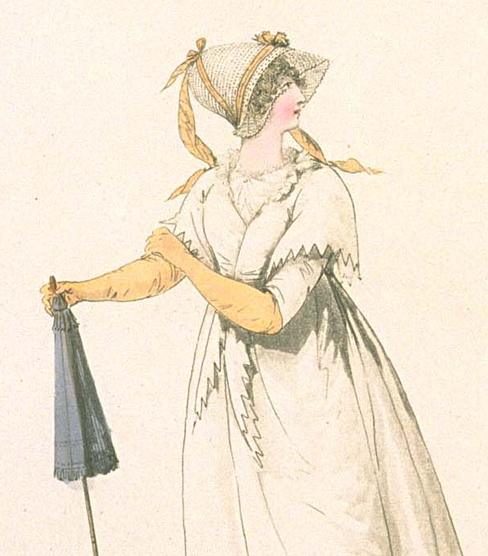 Regency & Victorian Capote Bonnet: Caroline