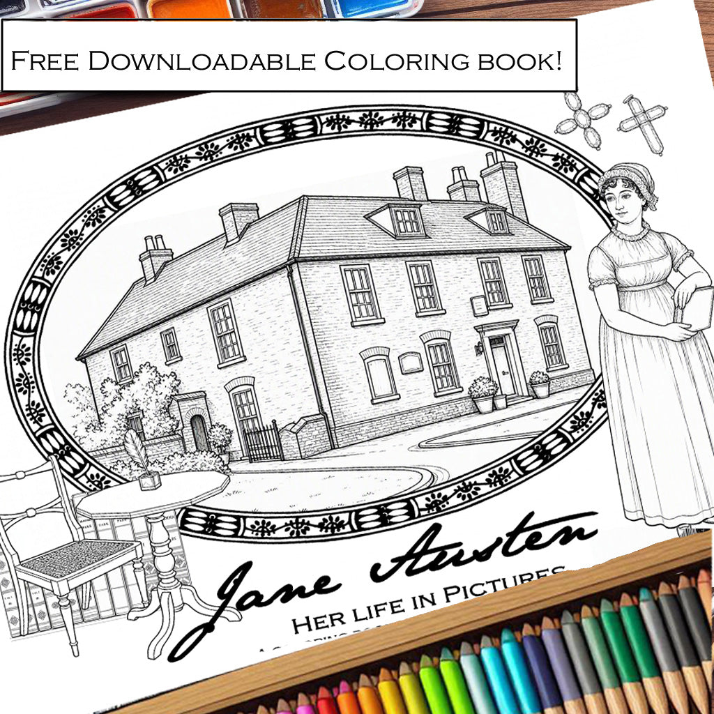 Free Downloadable Coloring Book: Jane Austen