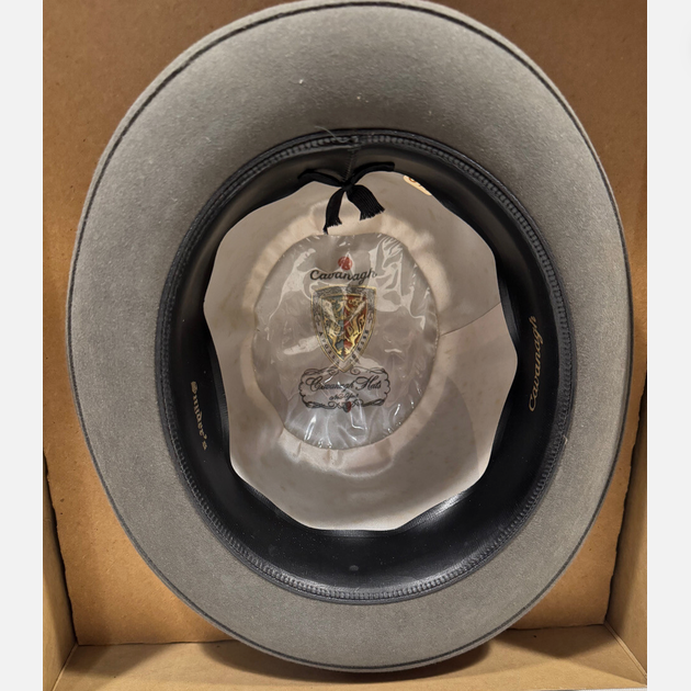 Vintage Bowler Felt Hat with box