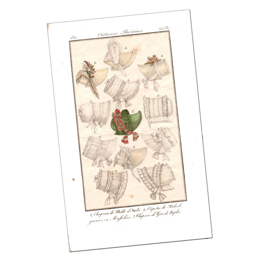 costumes parisians 182 fashion plate cards