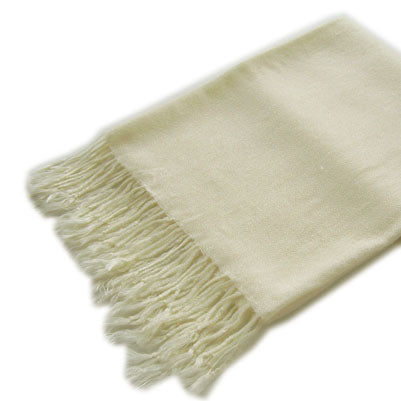ivory pashmina shawl for regency ball