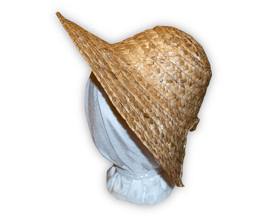 Plain Elinor Regency Straw Bonnet: Child Sized