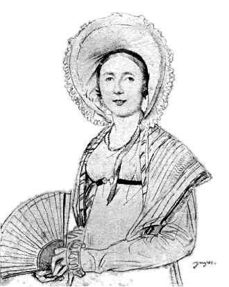  drawing by Ingres, 1823