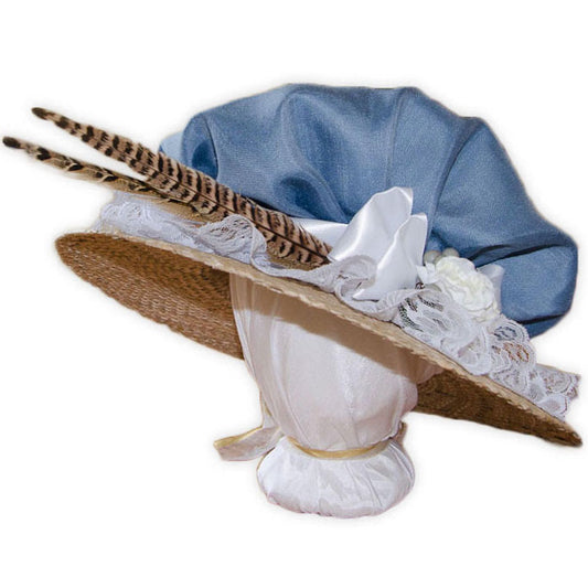 Georgian / Regency Lundari Straw Hat: Emma